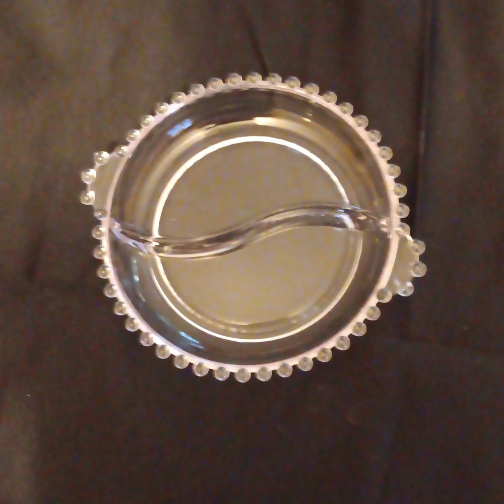 Vintage Imperial Candlewick Divided Relish Dish